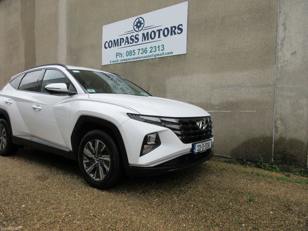 Hyundai Tucson SUV, Petrol Hybrid, 2022, White