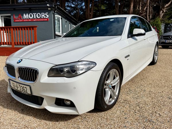 BMW 5-Series Saloon, Diesel, 2016, White