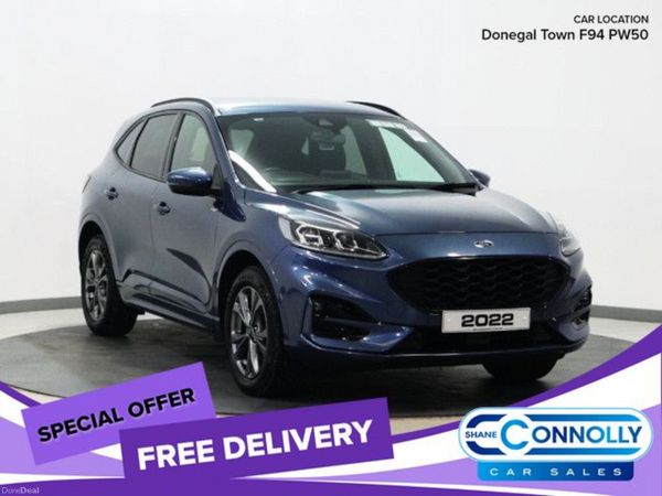 Ford Kuga SUV, Petrol Hybrid, 2022, Blue
