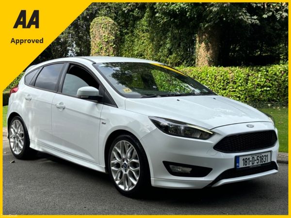 Ford Focus Hatchback, Petrol, 2018, White
