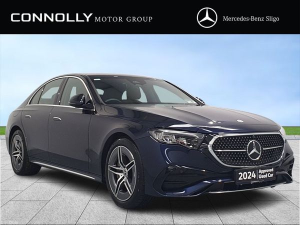 Mercedes-Benz E-Class Saloon, Diesel Hybrid, 2024, Blue