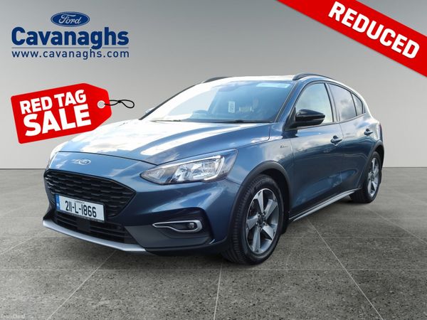 Ford Focus Hatchback, Petrol Hybrid, 2021, Blue