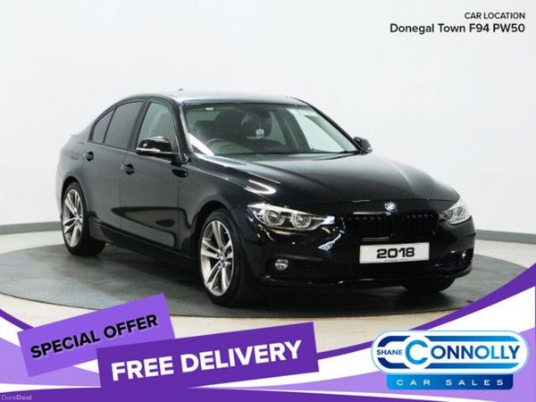 BMW 3-Series Saloon, Diesel, 2018, Black
