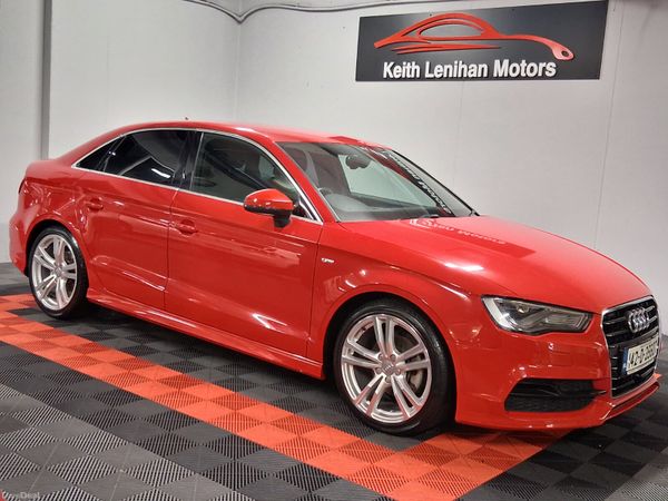 Audi A3 Saloon, Petrol, 2014, Red