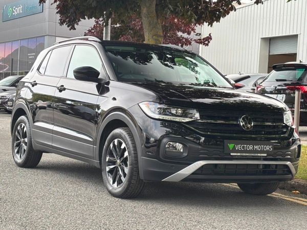 Volkswagen T-Cross SUV, Petrol, 2024, Black