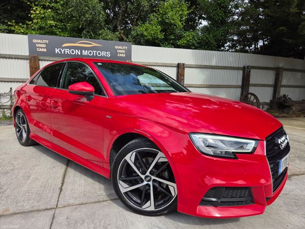 Audi A3 Saloon, Petrol, 2019, Red