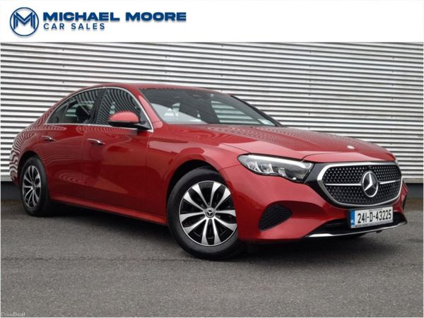 Mercedes-Benz E-Class Saloon, Diesel Hybrid, 2024, Red
