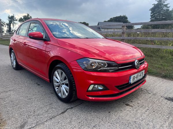 Volkswagen Polo Hatchback, Petrol, 2018, Red