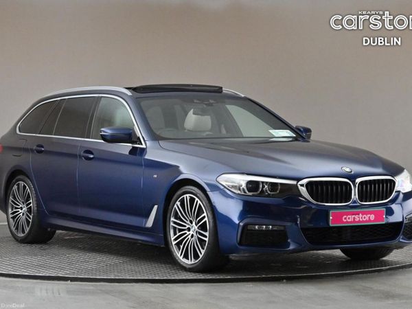 BMW 5-Series Estate, Diesel, 2019, Blue