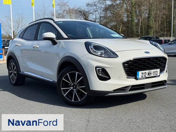 Ford Puma SUV, Petrol Hybrid, 2021, White