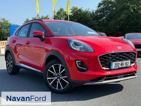 Ford Puma SUV, Petrol Hybrid, 2020, Red
