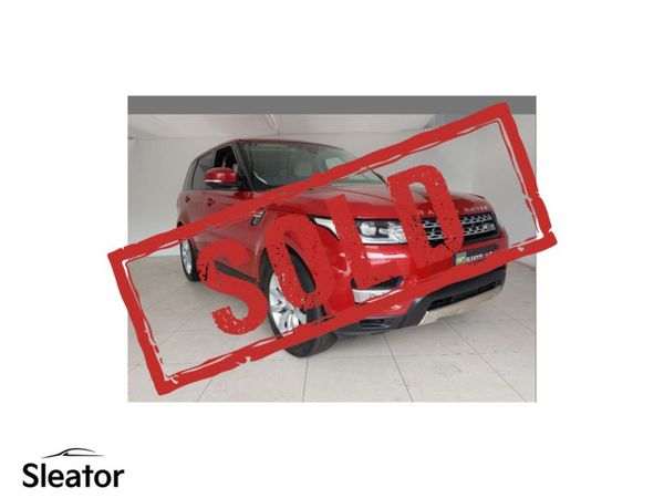 Land Rover Range Rover Sport Estate, Diesel, 2017, Red