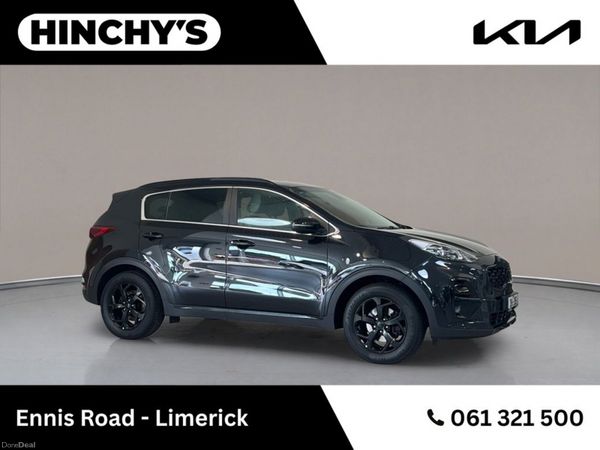 Kia Sportage SUV, Diesel Hybrid, 2021, Black