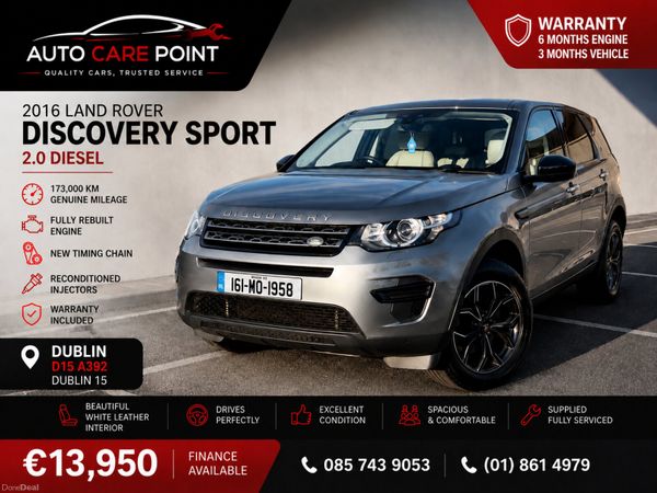 Land Rover Discovery Sport SUV, Diesel, 2016, Grey