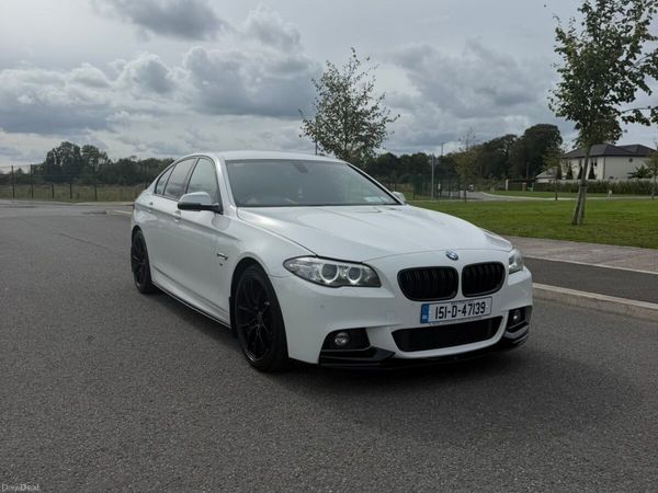 BMW 5-Series Saloon, Diesel, 2015, White
