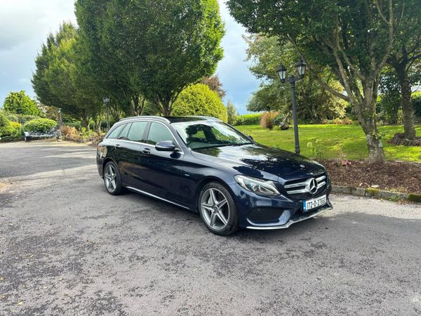 Mercedes-Benz C-Class Estate, Petrol Plug-in Hybrid, 2017, Blue