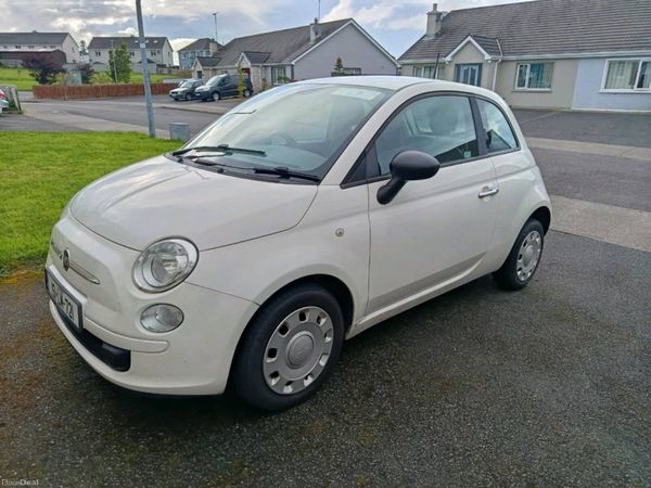 Fiat 500 Hatchback, Petrol, 2015, White