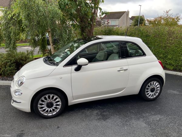 Fiat 500 Hatchback, Petrol, 2016, White