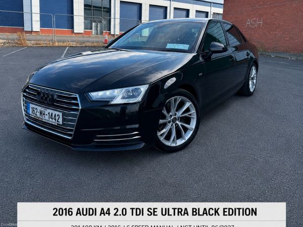 Audi A4 Saloon, Diesel, 2016, Black