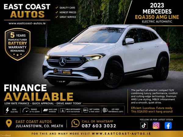 Mercedes-Benz EQA SUV, Electric, 2023, White