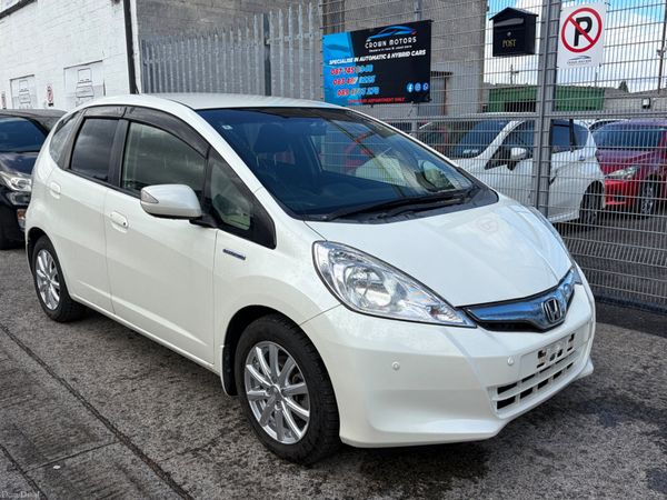 Honda Fit Hatchback, Petrol Hybrid, 2012, White