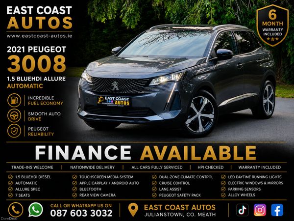 Peugeot 3008 MPV, Diesel, 2021, Grey