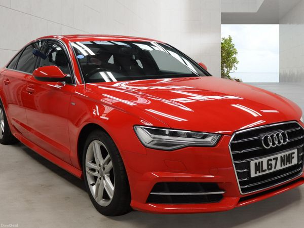 Audi A6 Saloon, Diesel, 2017, Red