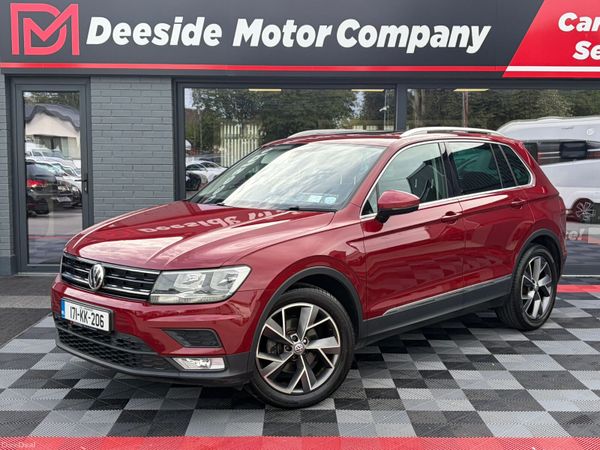 Volkswagen Tiguan SUV, Diesel, 2017, Red