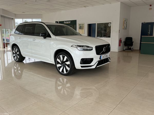 Volvo XC90 SUV, Petrol Plug-in Hybrid, 2024, White
