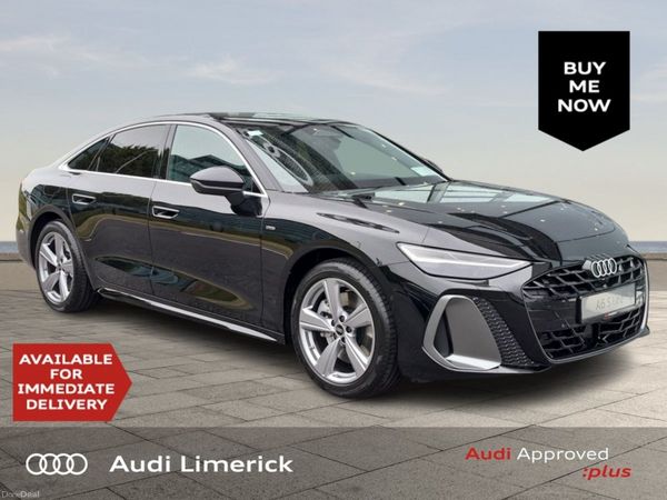 Audi A6 Saloon, Petrol Plug-in Hybrid, 2026, Black