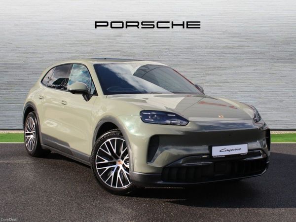 Porsche Cayenne SUV, Electric, 2026, Green