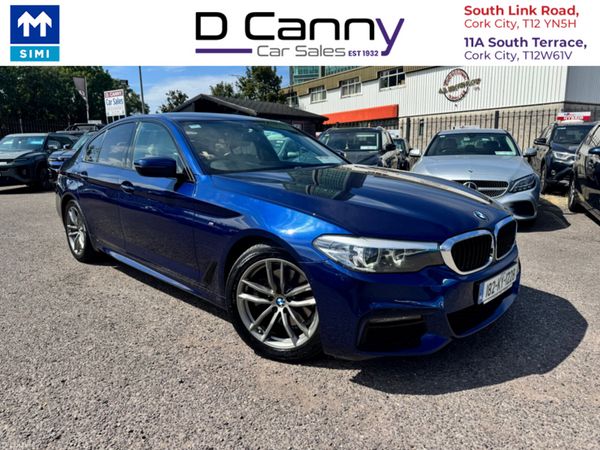 BMW 5-Series Saloon, Diesel, 2018, Blue