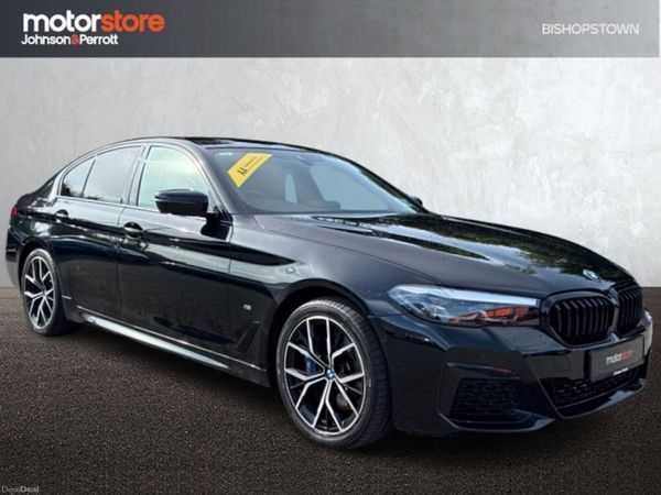 BMW 5-Series Saloon, Petrol Plug-in Hybrid, 2021, Black