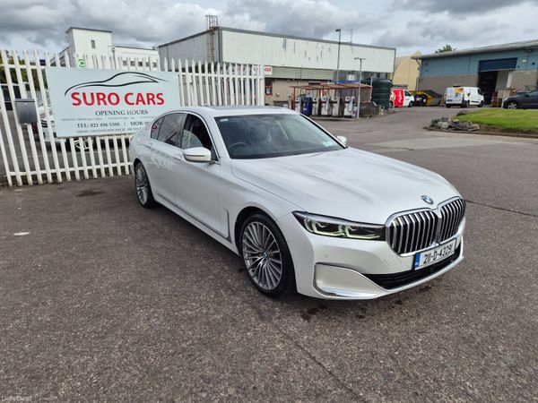 BMW 7-Series Saloon, Petrol Hybrid, 2021, White