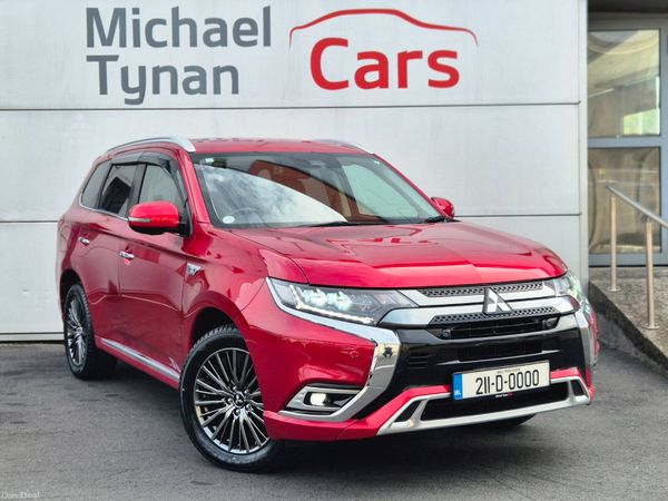 Mitsubishi Outlander SUV, Petrol Plug-in Hybrid, 2021, Red