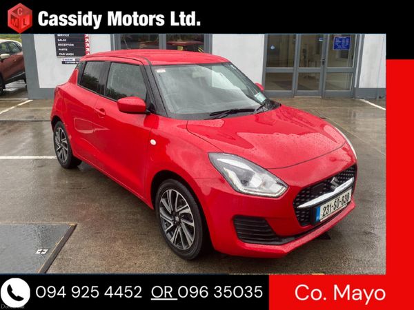 Suzuki Swift Hatchback, Petrol Hybrid, 2023, Red