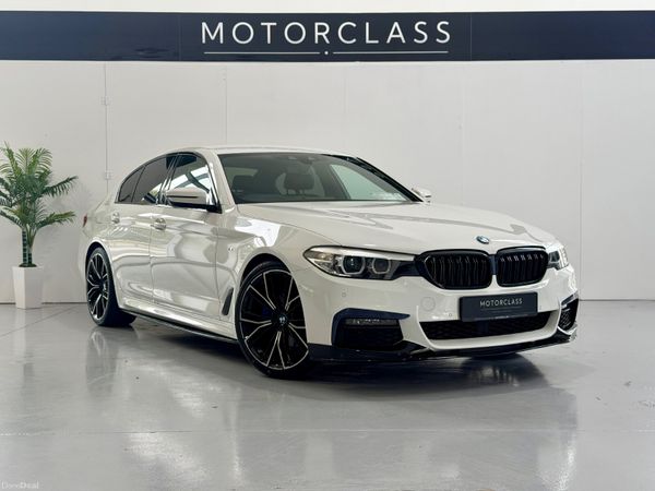 BMW 5-Series Saloon, Diesel, 2019, White