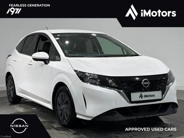 Nissan Note Hatchback, Petrol Hybrid, 2021, White
