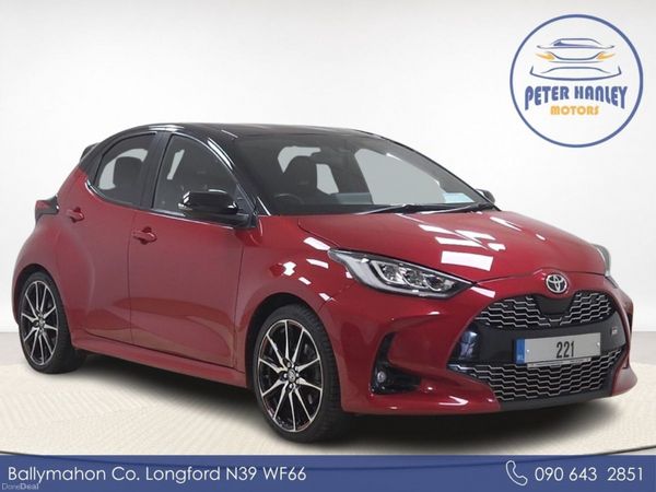 Toyota Yaris Hatchback, Petrol Hybrid, 2022, Red