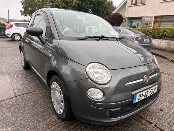 Fiat 500 Hatchback, Petrol, 2015, Grey