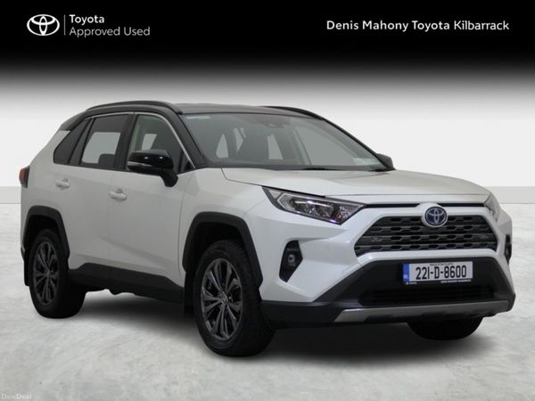 Toyota RAV4 SUV, Petrol Hybrid, 2022, White
