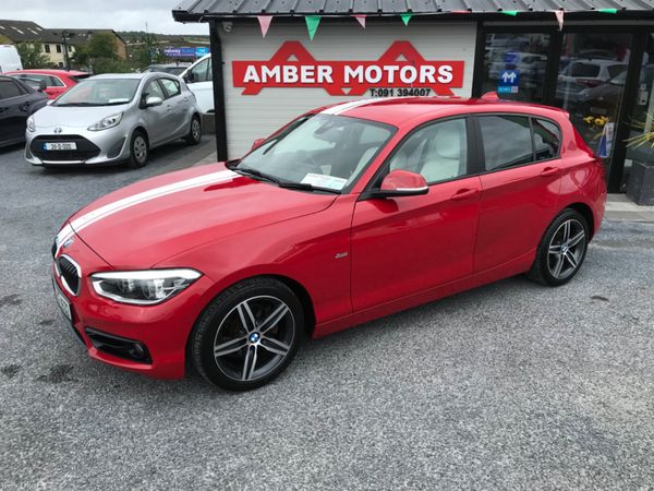 BMW 1-Series Hatchback, Petrol, 2015, Red