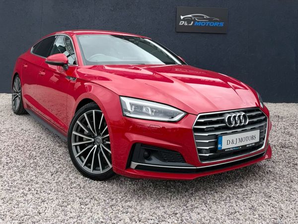 Audi A5 Hatchback, Petrol, 2017, Red