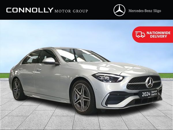 Mercedes-Benz C-Class Saloon, Diesel Hybrid, 2024, Silver