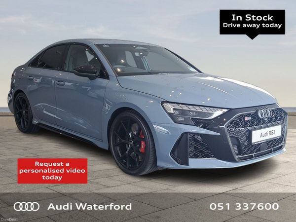 Audi RS3 Saloon, Petrol, 2026, Grey
