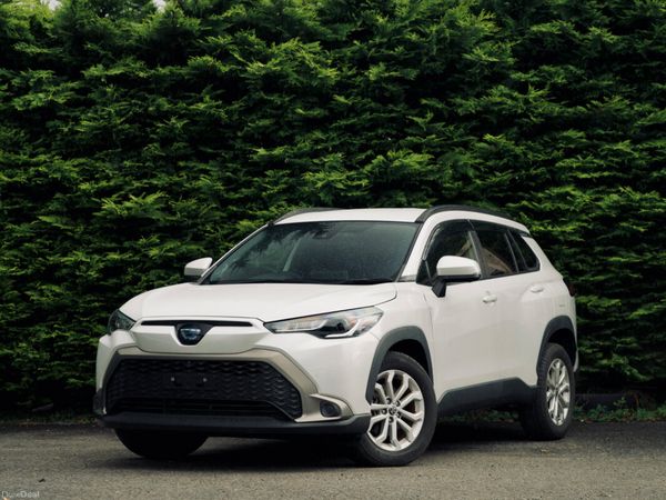 Toyota Corolla Cross SUV, Petrol Hybrid, 2022, White