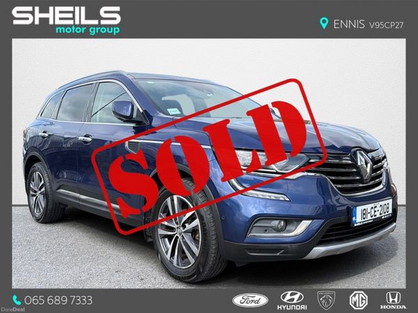 Renault Koleos SUV, Diesel, 2018, Blue
