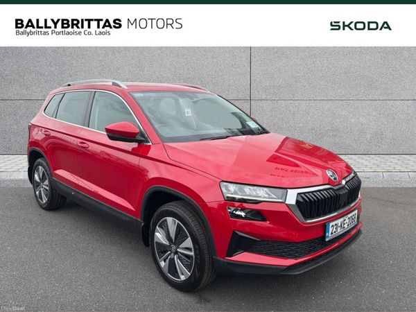 Skoda Karoq SUV, Petrol, 2023, Red