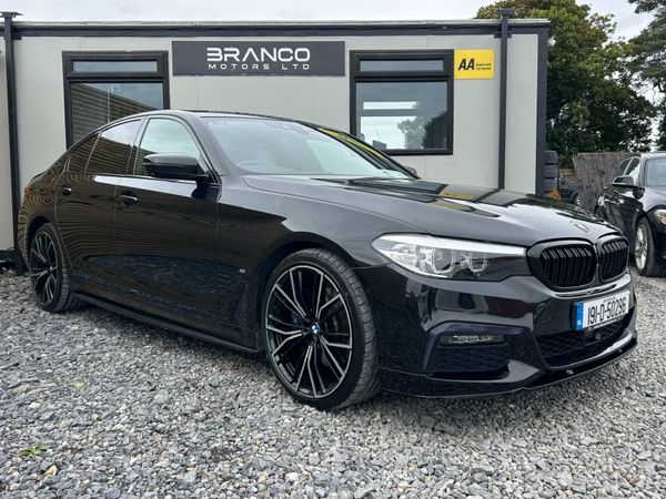 BMW 5-Series Saloon, Petrol Plug-in Hybrid, 2019, Black