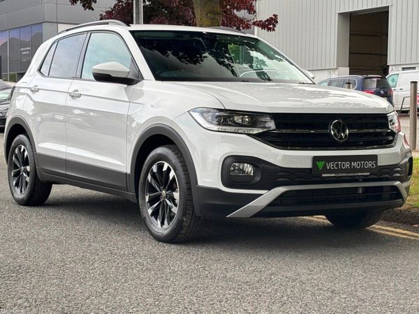 Volkswagen T-Cross SUV, Petrol, 2022, White